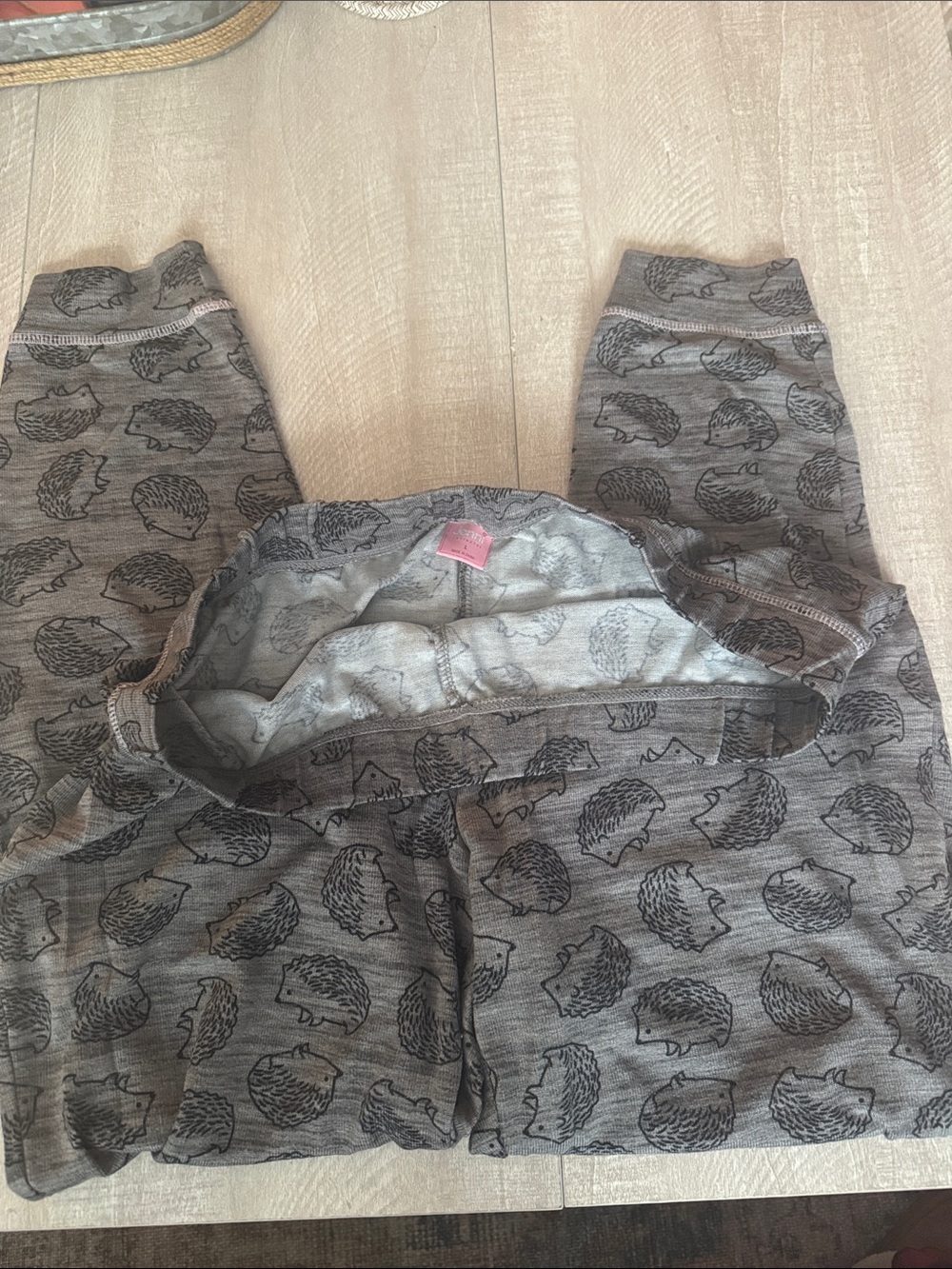 Jenni Gray Hedgehog-Print Lounge Pants